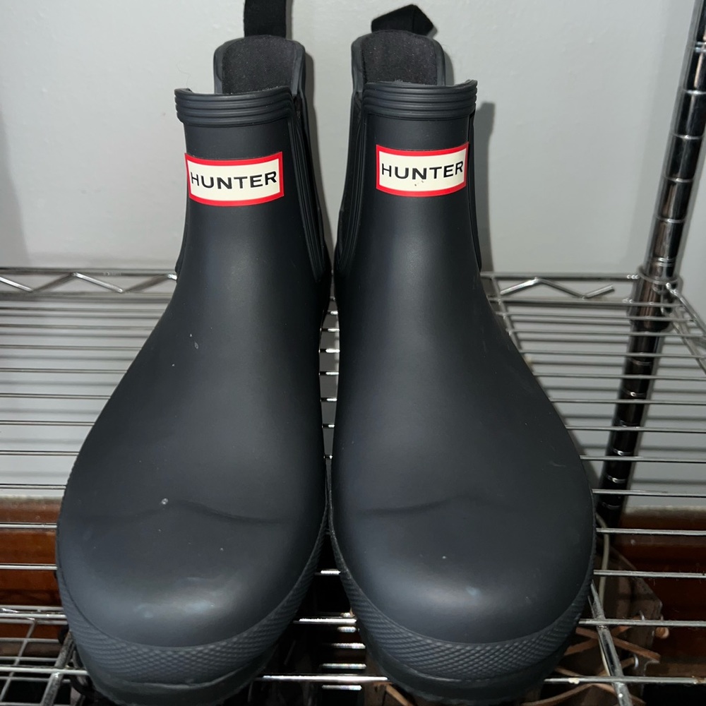 New Black Matte Hunter Rainboots
